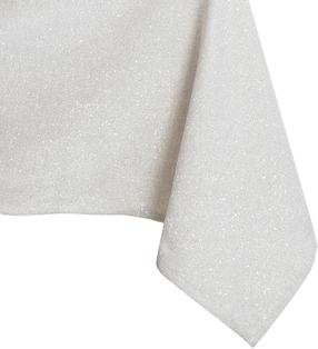 Staltiesė Restilo Sparkle Oval, kreminė, 160 x 120 cm