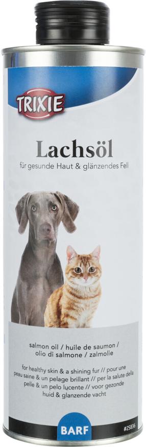 Barības piedevas, vitamīni kaķiem Trixie Oil, lasis, 0.5 kg