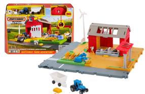 Набор фигурок, c аксессуарами Mattel Matchbox Action Drivers Farm Adventure HRY42, многоцветный