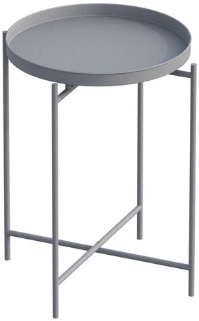 Kavos staliukas Kalune Design SHB-007-C, pilka sp., 46 cm x 46 cm x 56 cm
