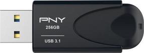 USB mälupulk PNY Attaché 4, must v., 256 GB