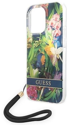 Telefono dėklas Guess Flower Strap, įvairių spalvų, Apple