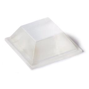 Baldų padukas Haushalt, skaidri, 2 cm x 2 cm, 9 vnt.