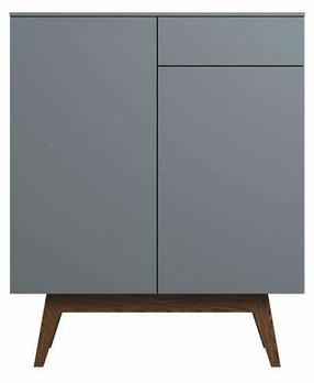 Шкафчики Elme Studios Juva, синий цв./серый цв., 45 см x 78 см x 94 см