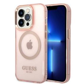 Telefona vāciņš Guess Magsafe, rozā krās., Apple