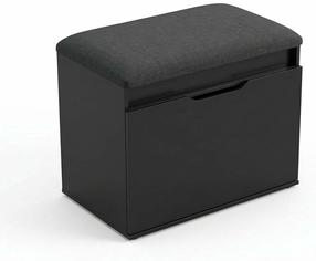 Apavu plaukts Boximo Vira, melns krās., 35 cm x 60 cm x 50 cm