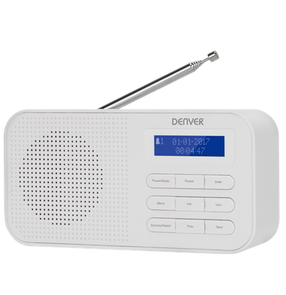 Raadiovastuvõtja Denver DAB-42, valge v.