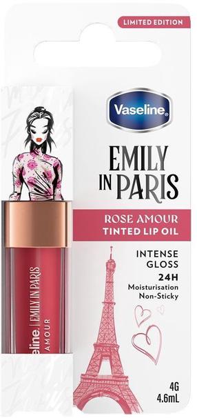 Huuleõli Vaseline Emily In Paris Tinted Limited Edition, 4.6 ml, rose amour