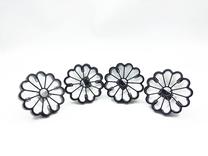 Įsmeigiamas šviestuvas su saulės baterija Domoletti Flower, 0.06W, IP44, skaidri sp.