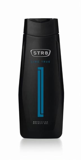 Kūno prausimosi želė vyrams Sarantis STR 8 Live True, 400 ml