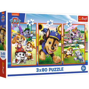 Dėlionė Trefl Paw Patrol A Dogs Gang, 18 cm x 27.5 cm, 240 vnt., įvairių spalvų