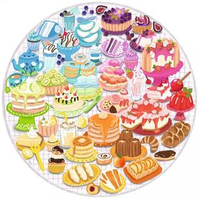 Dėlionė Ravensburger Desserts 17171, 52 cm x 52 cm, 500 vnt., įvairių spalvų