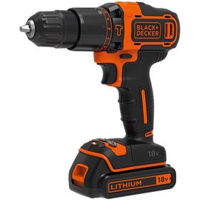 Smūginis gręžtuvas su akumuliatoriumi Black & Decker BDCHD18K-QW, 18 V, 1.5 Ah