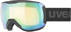 Slēpošanas aizsargbrilles Uvex Downhill 2100 V, melna krās./zaļa krās.