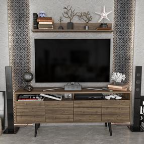 TV-laud Kalune Design Ola, pähklipuu v., 160 cm x 35 cm x 64.5 cm