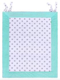 Žaidimų kilimėlis Lulando Waterproof Grey Stars/Mint, 150 cm x 200 cm, pilka sp./žydra sp.