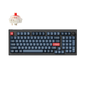 Juhtmevaba mänguklaviatuur Keychron V5 Max Wireless V5M-D1 Keychron Super Red, Inglise (US), must v.