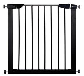 Turvavärav Springos Safety Gate SG0002AC, 75 - 117 cm, must v.