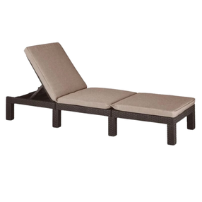 Lauko gultas Keter Jaipur, ruda sp., 187.5 cm x 58.2 cm x 29 cm