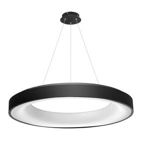 Šviestuvas kabinamas AZzardo Sovana AZ3449, LED, 2300 - 6500 °K, 1 x 80 W, balta sp. / juoda sp., 78 x 78 cm