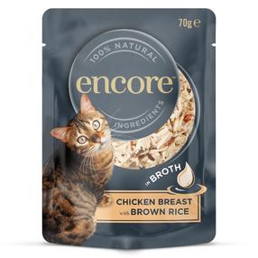 Kassi märgtoit Encore Pouch In Broth, kanaliha/riis, 0.070 kg