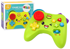 Attīstoša rotaļlieta, spēļu pults Game & Learn, 7.5 cm, zaļa krās.