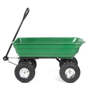Ķerra WBL, metāls, zaļa krās., 75 l
