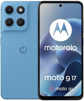 Mobilais telefons Motorola Moto G17 PBBK0014DE, 128 GB, alaskan blue krās.