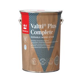 Koksnes impregnants Tikkurila Valtti Plus Complete, pelēka krās., 5 l