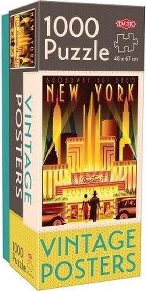 Dėlionė Tactic Vintage New York 417440, 67 cm x 48 cm, 1000 vnt., įvairių spalvų