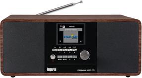 Магнитола Imperial i200 CD DAB+, 20 Вт, коричневый цв.