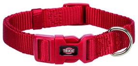 Ошейник для собак Trixie Premium, красный цв., 250 - 400 мм x 15 мм, 25-40