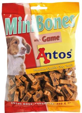 Koeramaius Antos Mini Bones, metslooma liha, 0.2 kg