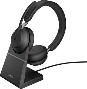 Vadu austiņas Jabra Evolve2 65, melna krās.