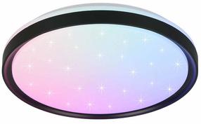 Светильник потолочный Reality Solit R63581132, LED, 2700 - 6500 °К, 1 x 14 Вт, белый цв. / черный цв., 39 х 39 см
