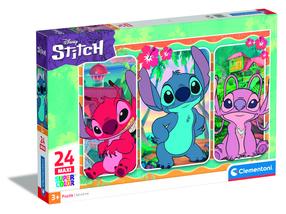 Dėlionė Clementoni DISNEY STITCH 24029, 62 cm x 42 cm, 24 vnt.