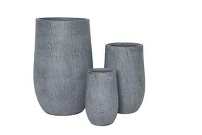 Puķu pods Domoletti LT14882-2S, keramika/māls, Ø 35 cm, pelēka krās.