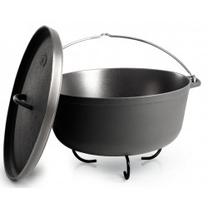 Puodas GSI Outdoors Guide Cast Dutch Oven, ketus, 33.5 cm, 6.6 l, juoda sp.