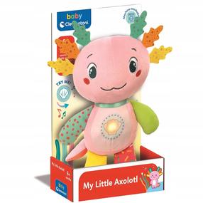Interaktīva rotaļlieta, aksolotls Clementoni Baby My Little, rozā krās.