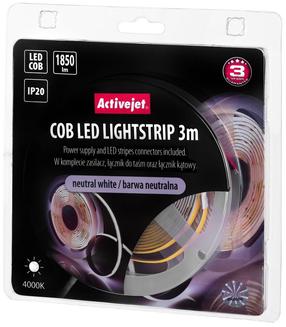 LED lente ActiveJet Aje-Cob, 19 W, 1850 lm, 3 m, IP20, 220 - 240 V