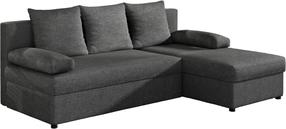 Kampinė sofa Gino Sawana 05, tamsiai pilka sp., 146 x 206 cm x 90 cm
