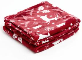 Kalėdinis pledas Homla Roda 866109, raudonas, 150 cm x 200 cm