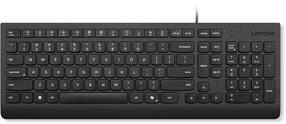 Laidinė kompiuterio klaviatūra Lenovo Essential 4Y41R64672, Anglų (US), juoda sp.