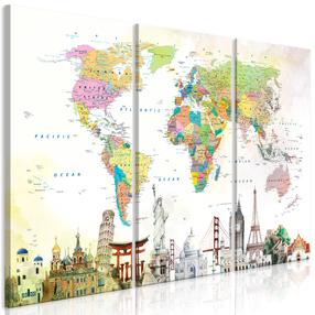 Reprodukcija Artgeist Wonders of the World, k-c-0117-b-e, 60 cm x 40 cm
