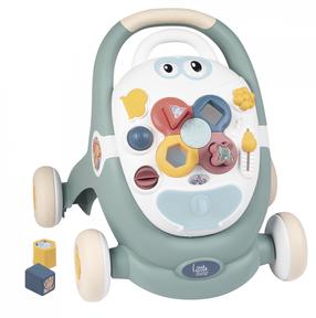 Детский толкатель - ходунки Smoby Little 3in1 Trotty Walker, 47 см, многоцветный