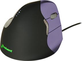 Juhtmega arvutihiir Evoluent VerticalMouse 4, must v.
