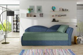 Sofa Aga Soro 34, Soro 76, žalia sp., dešininė, 218 x 80 cm x 77 cm
