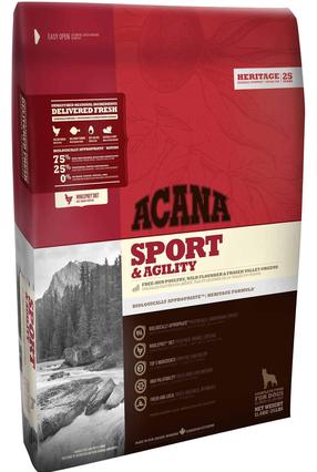 Kuiv koeratoit Acana Sport & Agiliti, kalaliha/kanaliha/kalkun, 11.4 kg