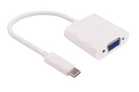 Adapteris MicroConnect USB3.1CVGAW USB Type-C, VGA, 0.2 m, balta sp.
