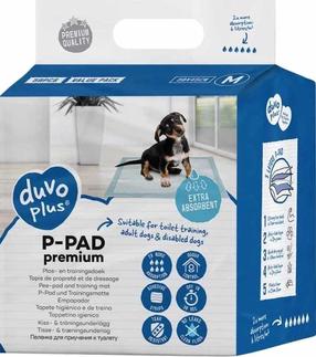 Подоконник для собак DuvoPlus P-Pad Premium 15596, 45 см x 30 см, 50 шт. белый цв.